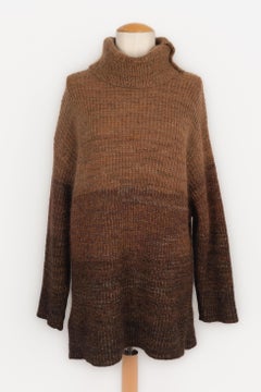 Escada Long Blended Wool and Mohair Sweater