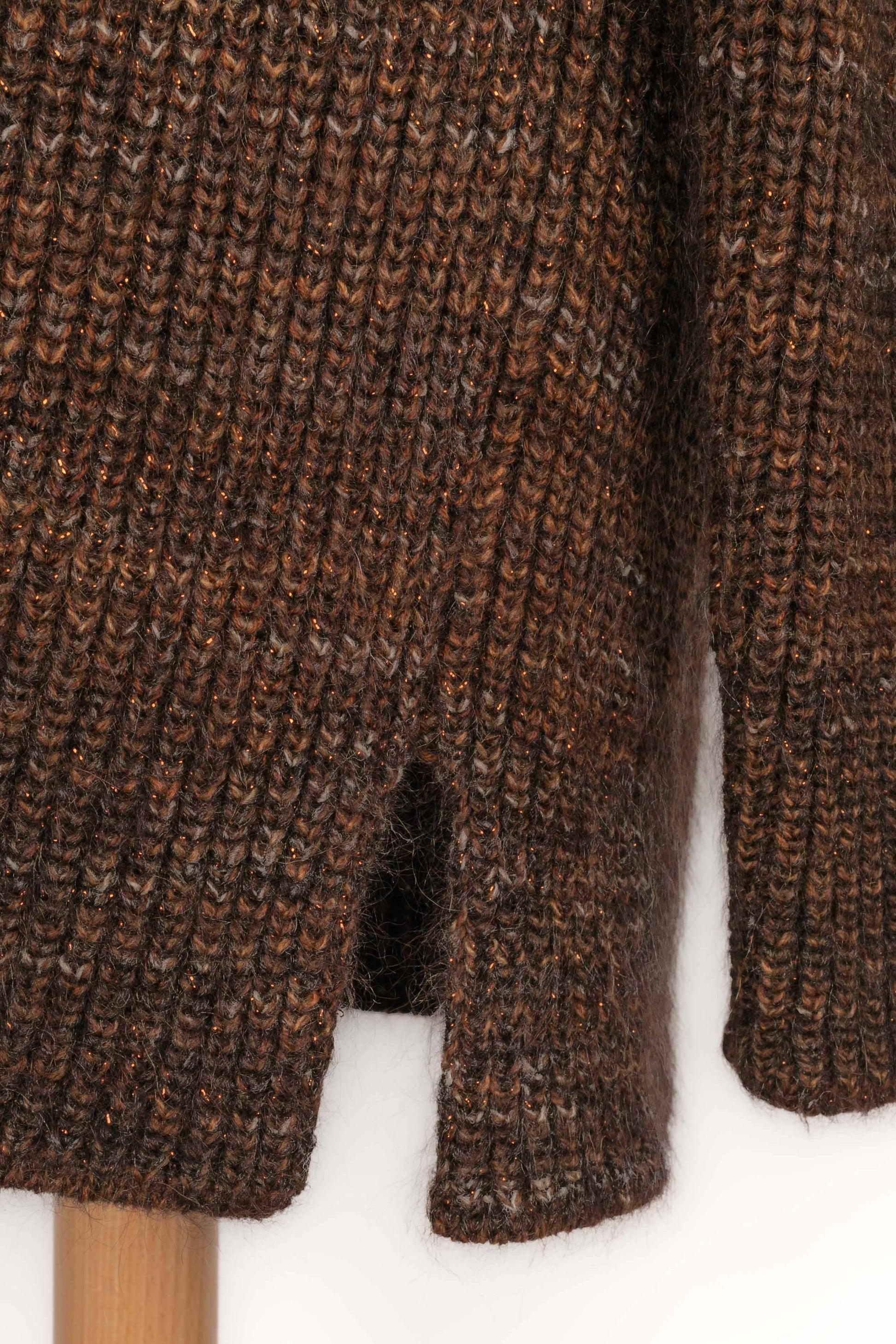 Escada Long Blended Wool and Mohair Sweater For Sale 1
