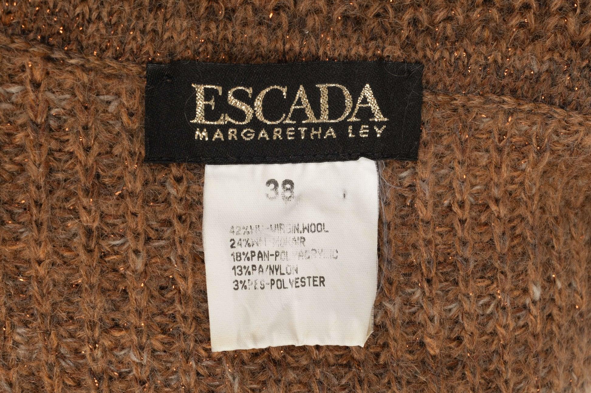 Escada Long Blended Wool and Mohair Sweater For Sale 3
