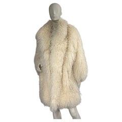 Escada mongolian fur coat