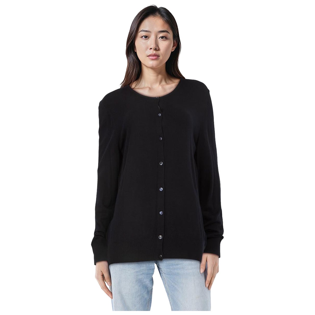 Cardigan à col rond Escada Navy Taille XL