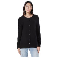 Cardigan a girocollo Escada Navy Taglia XL