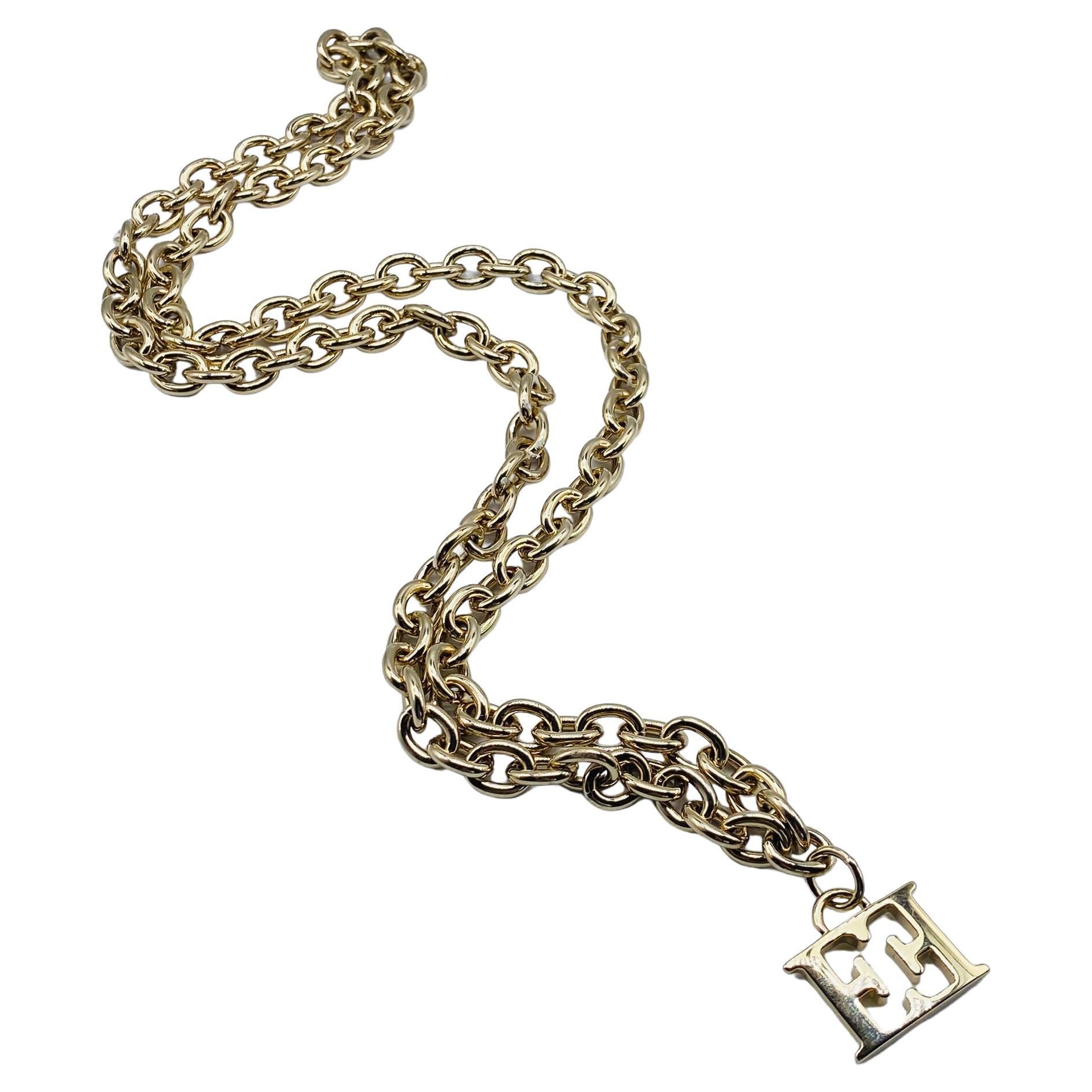 Escada Chain Necklace For Sale