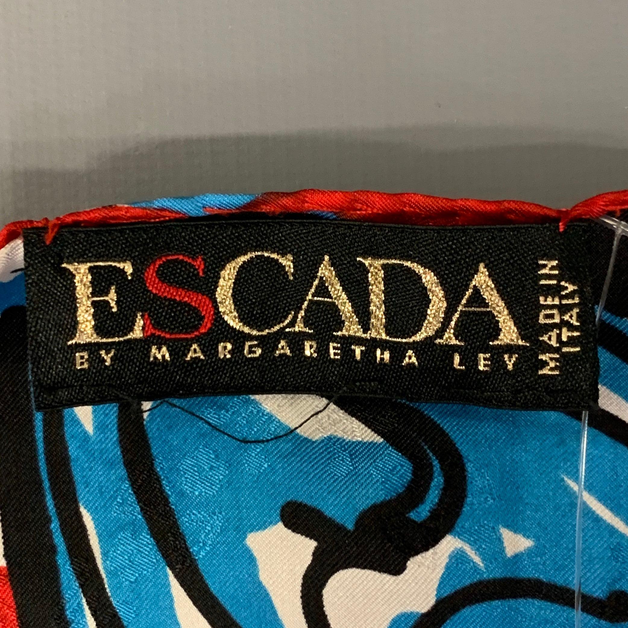 ESCADA News from the Tiger Red Pink Heart Seidenschal Herren