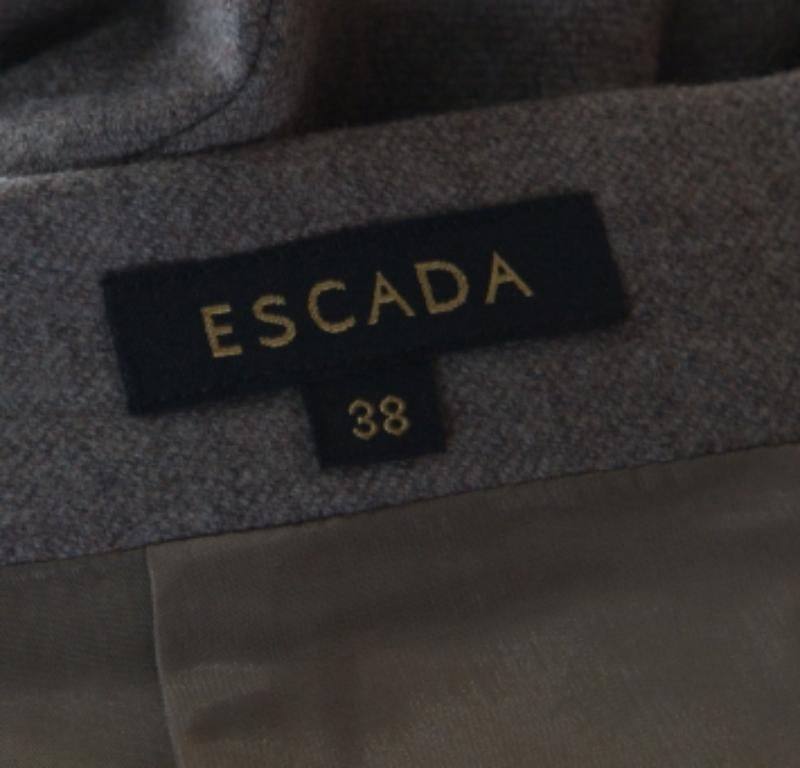 Escada Gonna a ruota in lana marrone su misura Rubla A Line M. I. In condizioni buone in vendita a Dubai, Al Qouz 2