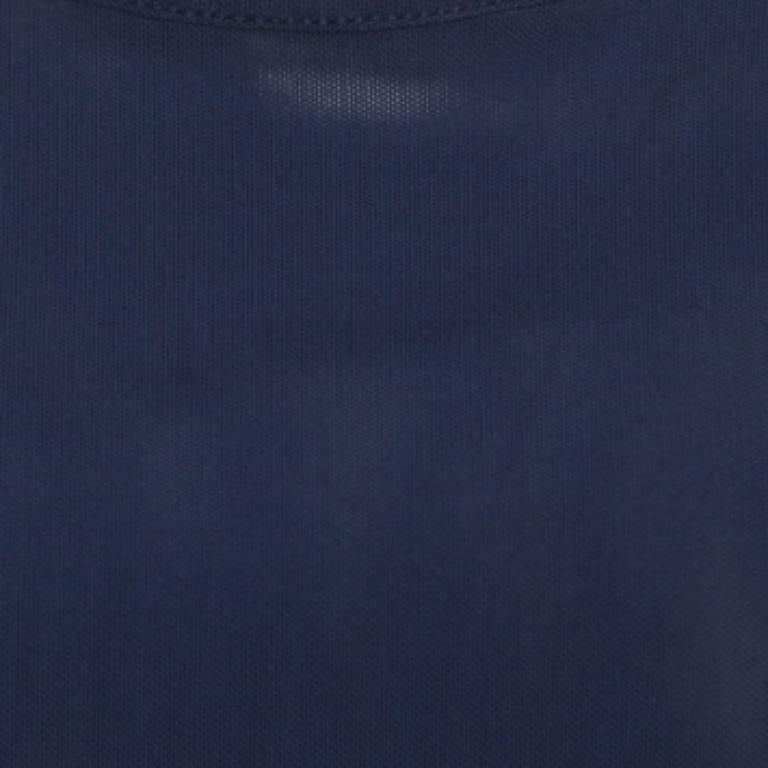 Escada Camicetta senza maniche Egle in rete blu zaffiro L.A. In condizioni ottime in vendita a Dubai, Al Qouz 2
