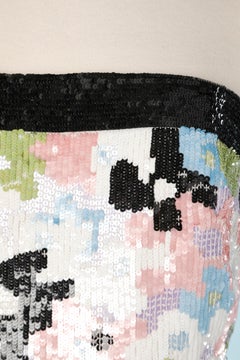 Escada sequins bustier cocktail dress