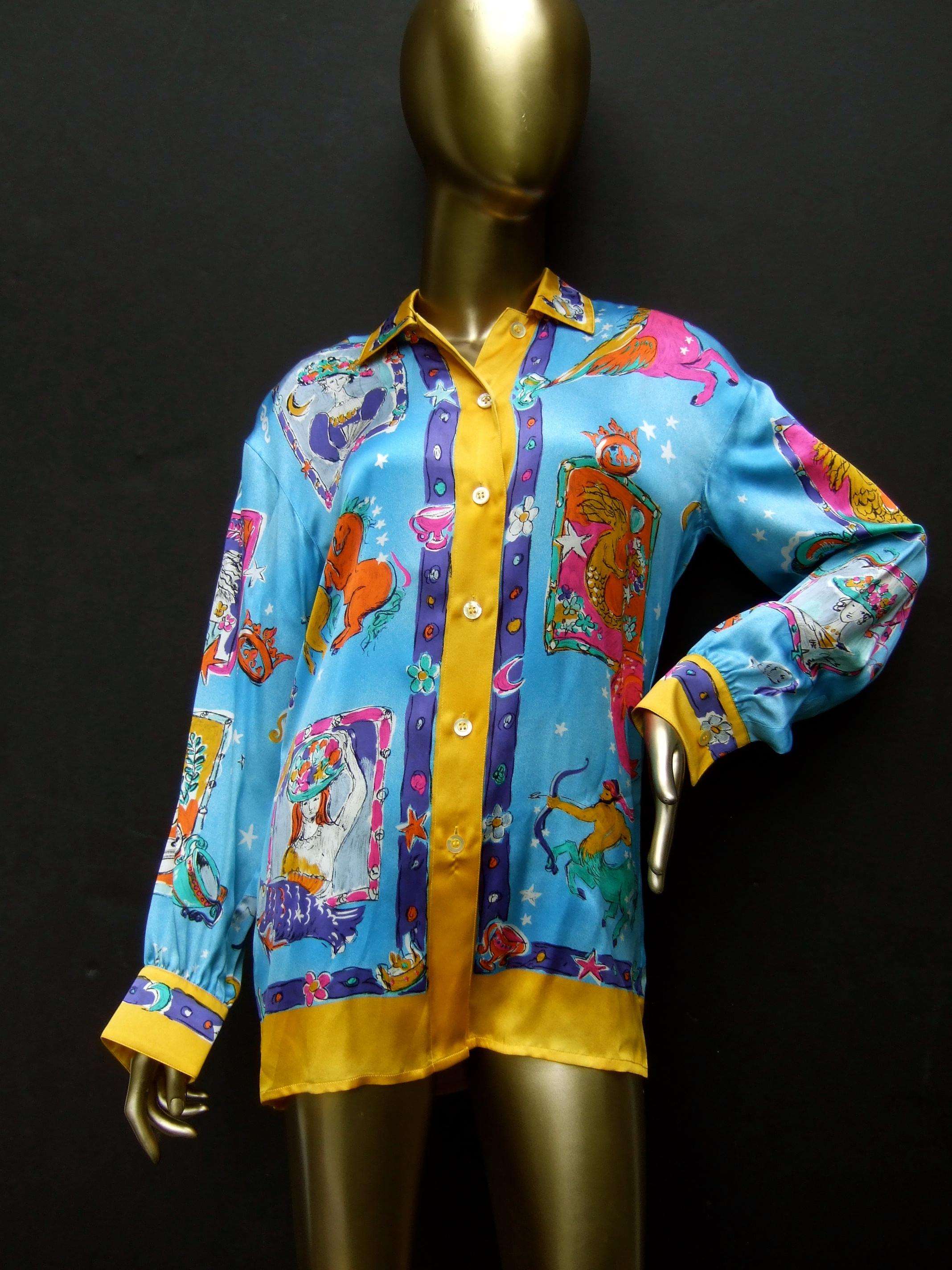 escada silk shirt