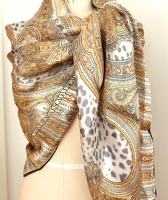 Escada Silk Scarf  - Made in Italy -  New, Never Worn