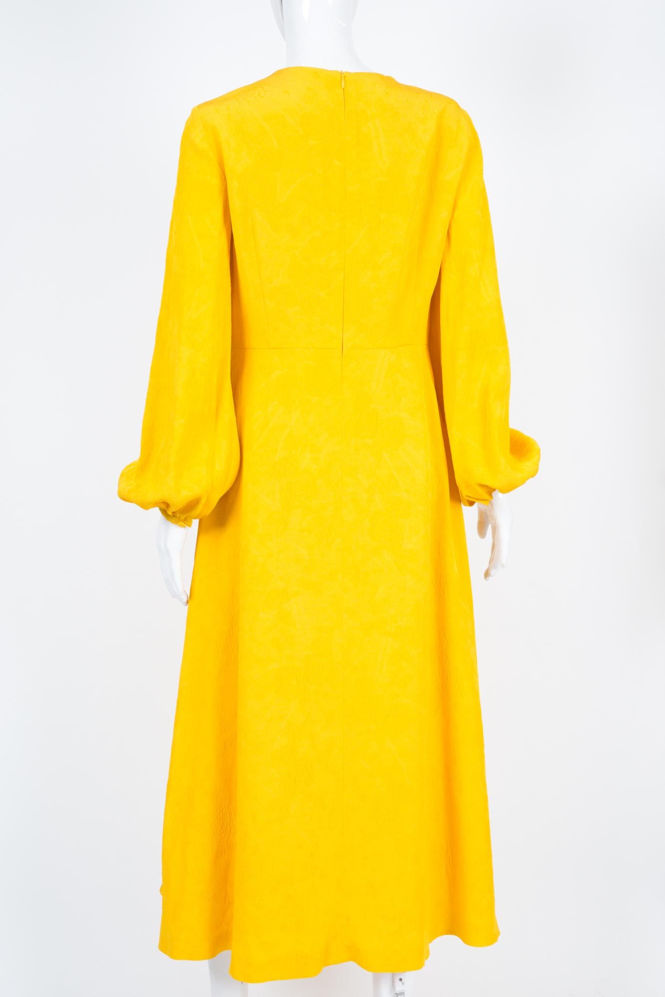 escada yellow dress
