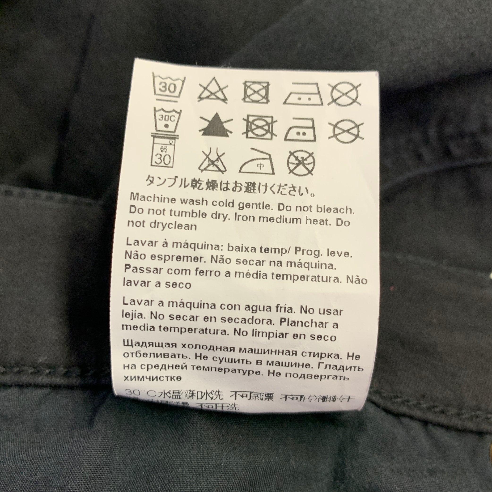 ESCADA Size 12 Black Cotton Blend 5 Pocket Jeans For Sale 3