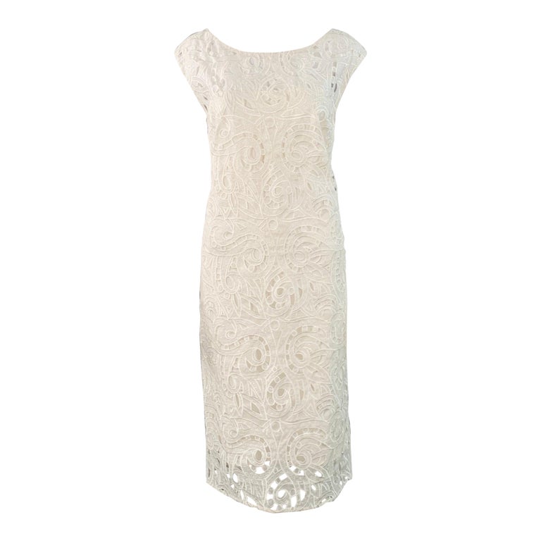 escada lace dress Lace Pattern Knee-Length Dress