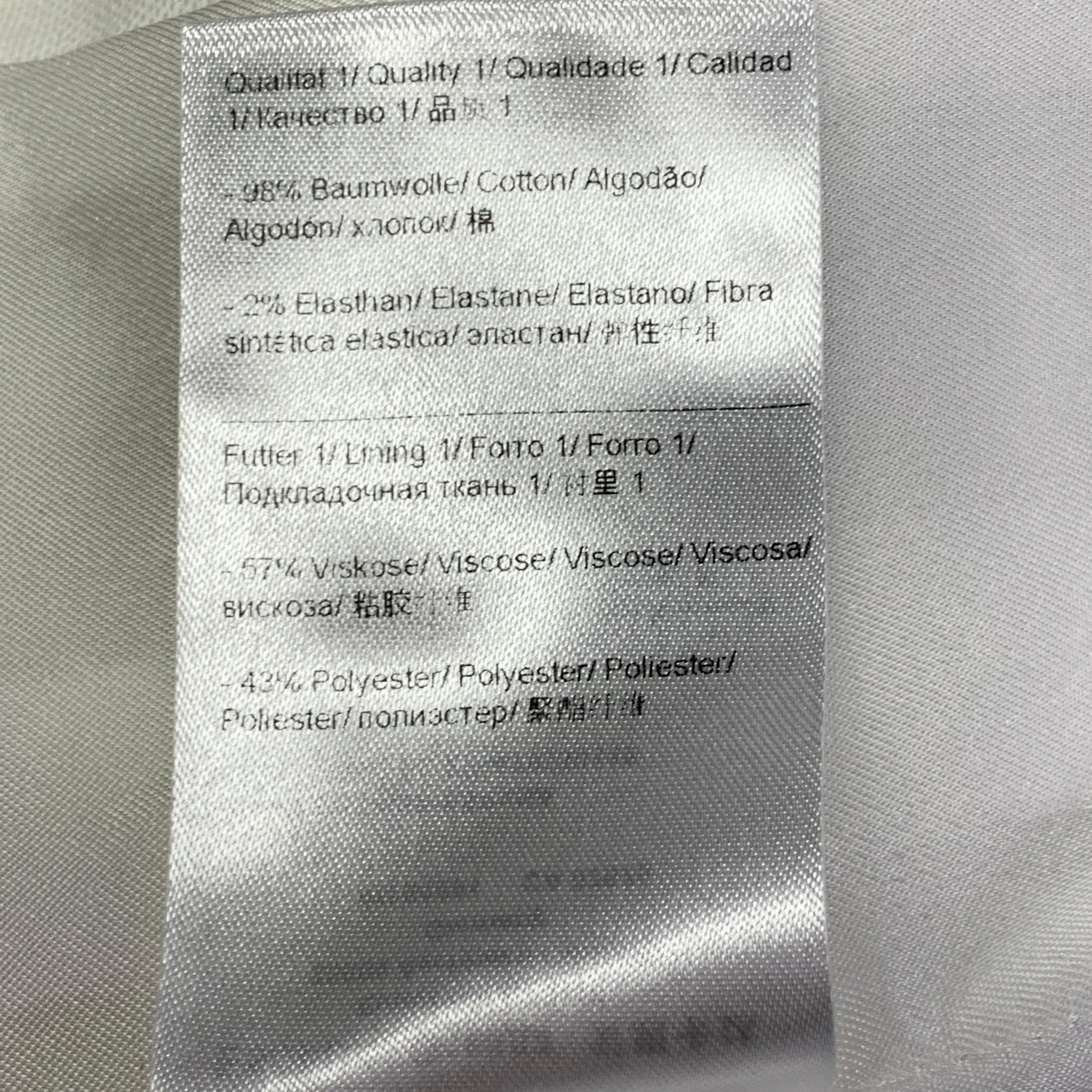 ESCADA Größe S Weiß Baumwollmischung Texturierte Jacke mit Revers Blazer im Angebot 7