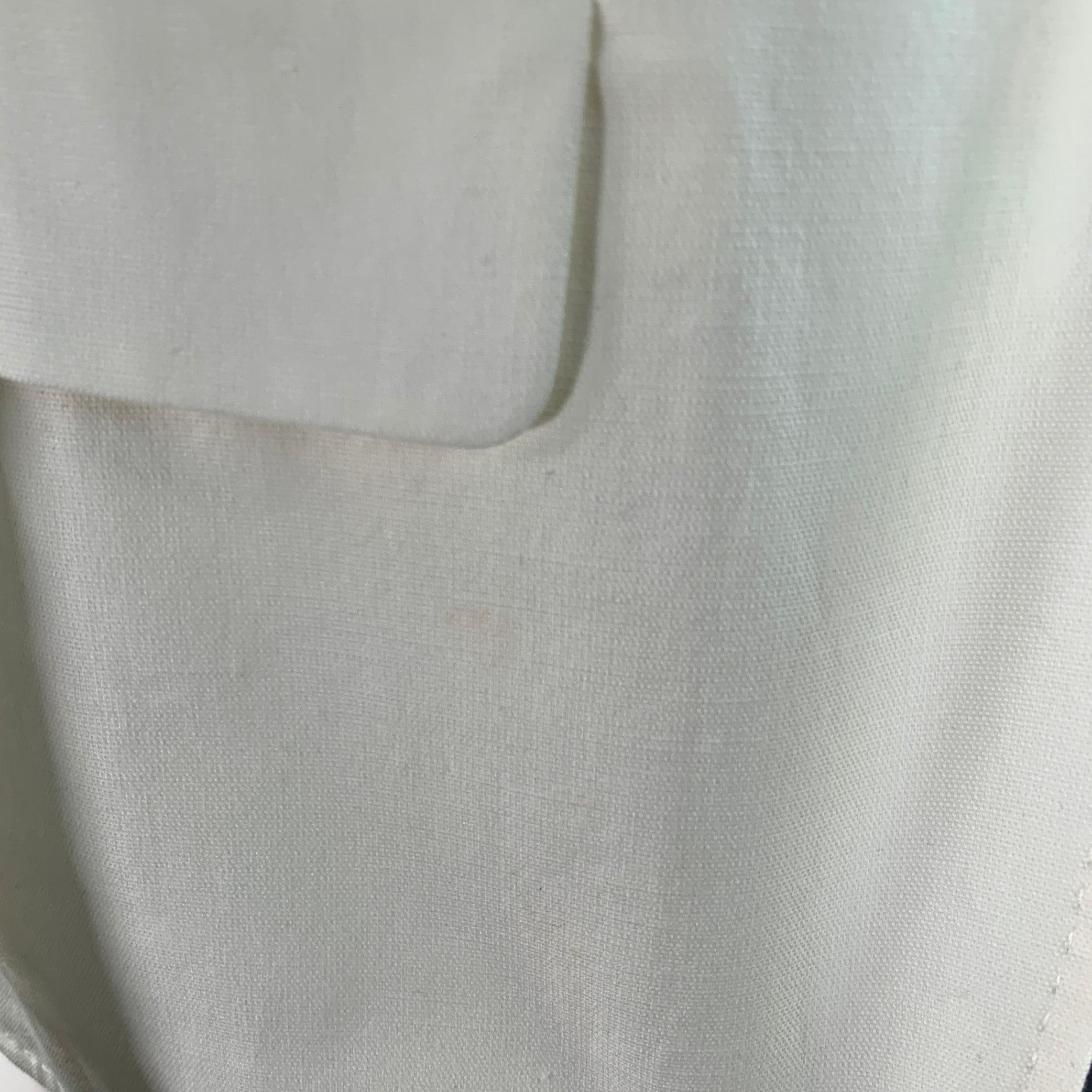 ESCADA Größe S Weiß Baumwollmischung Texturierte Jacke mit Revers Blazer im Angebot 3
