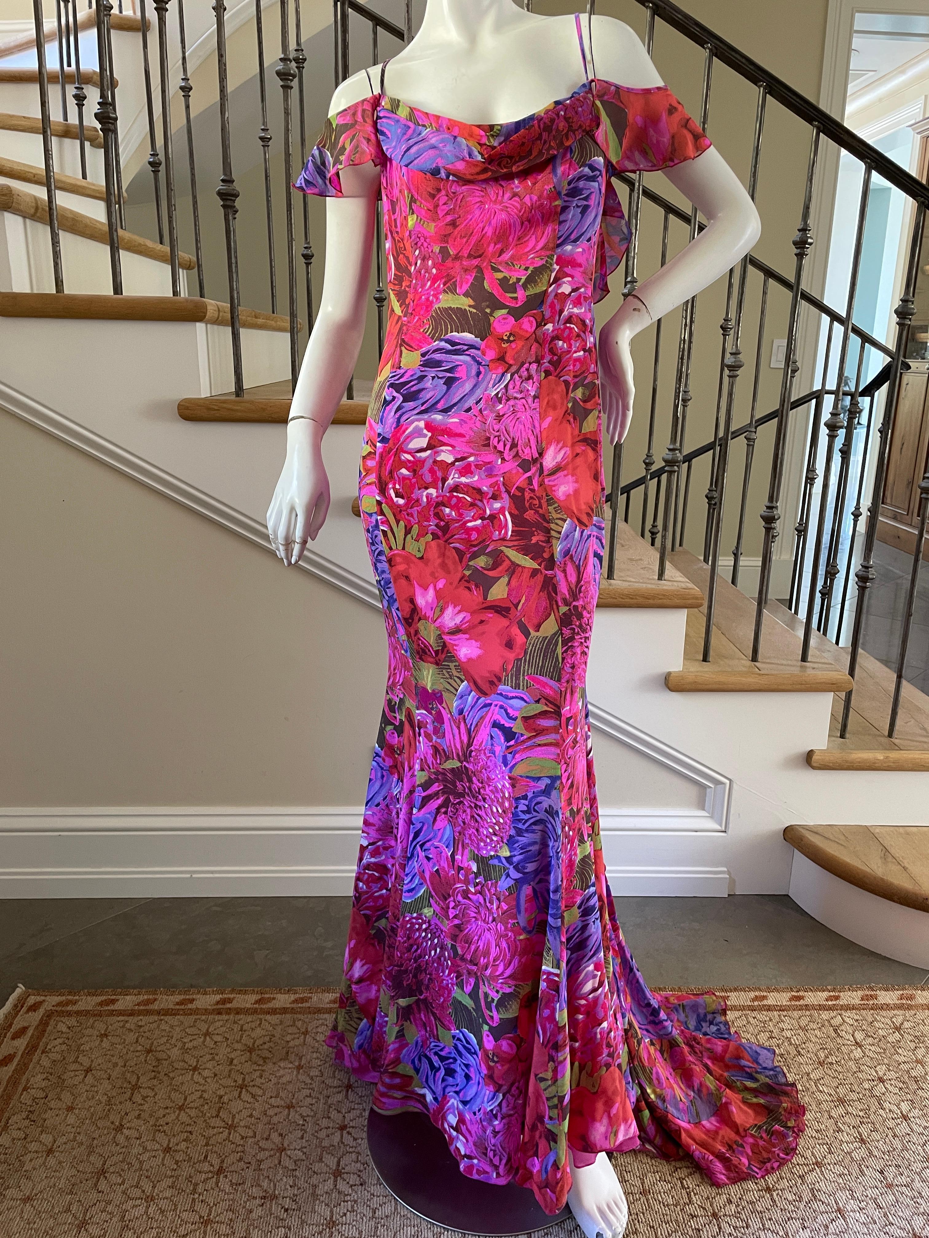 escada floral dress