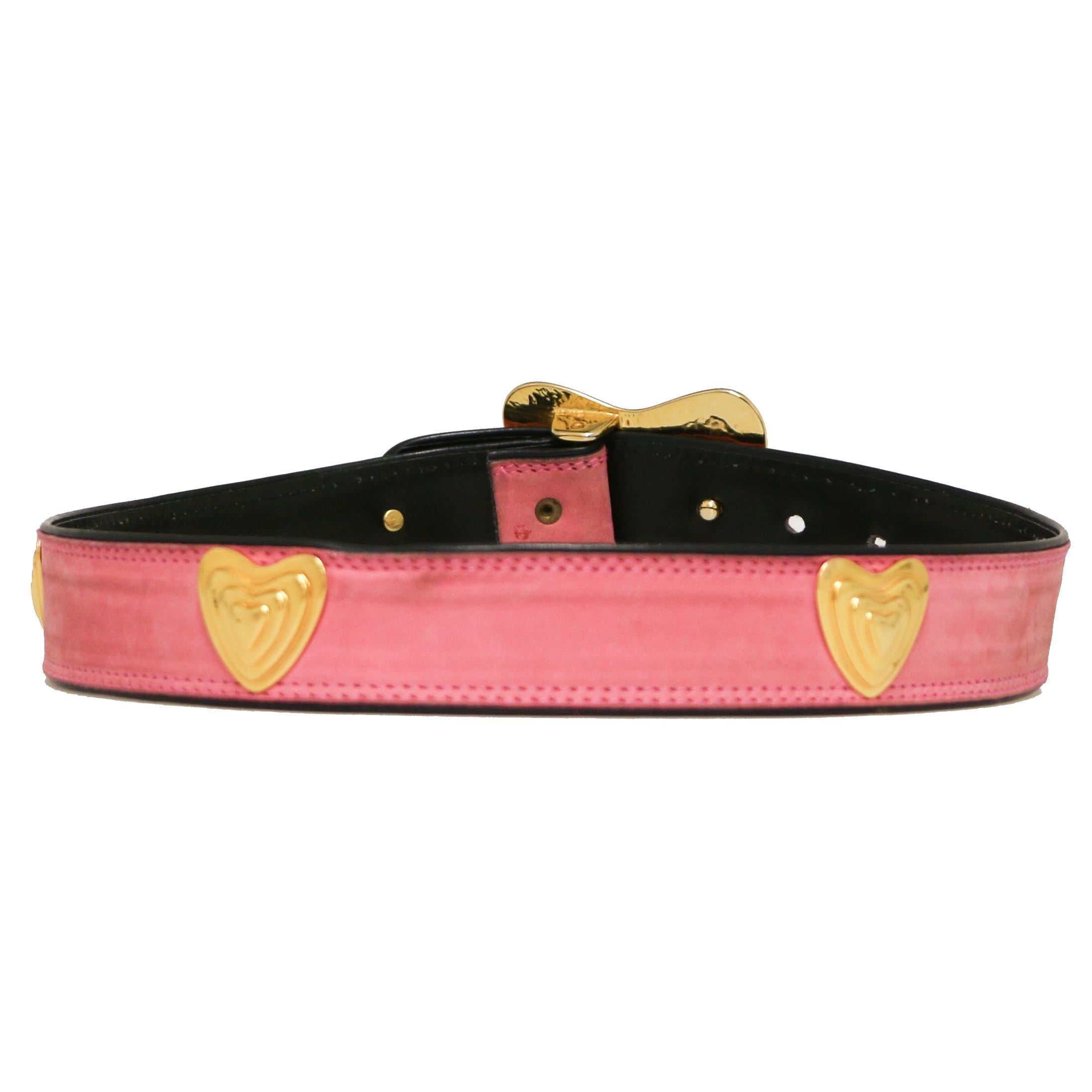 pink heart belt