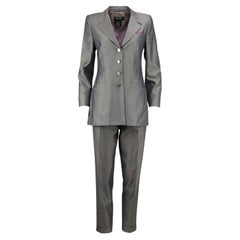 Escada Vintage Cotton Blend Suit DE 40 UK 14