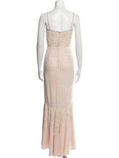 ESCADA Vintage Soft Pink Embellished Evening Gown