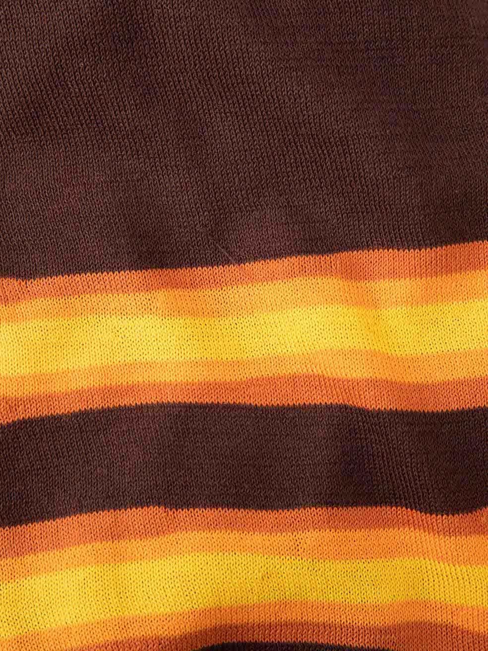 Escada Women's Escada Sport Brown Striped Shirt & Cardigan Set For Sale 1