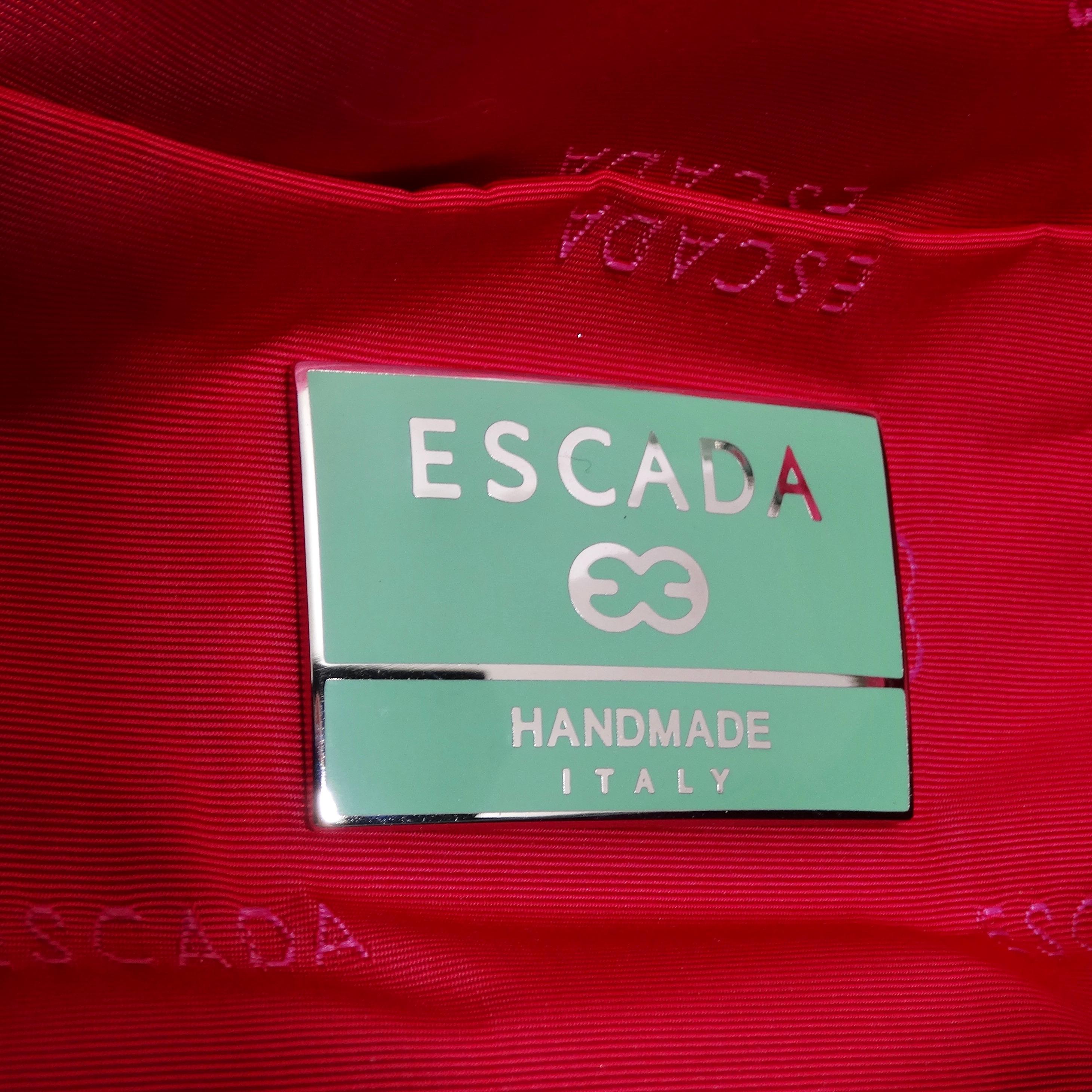 Escada Y2K Eluna Purse Mint Blue Handbag  For Sale 4