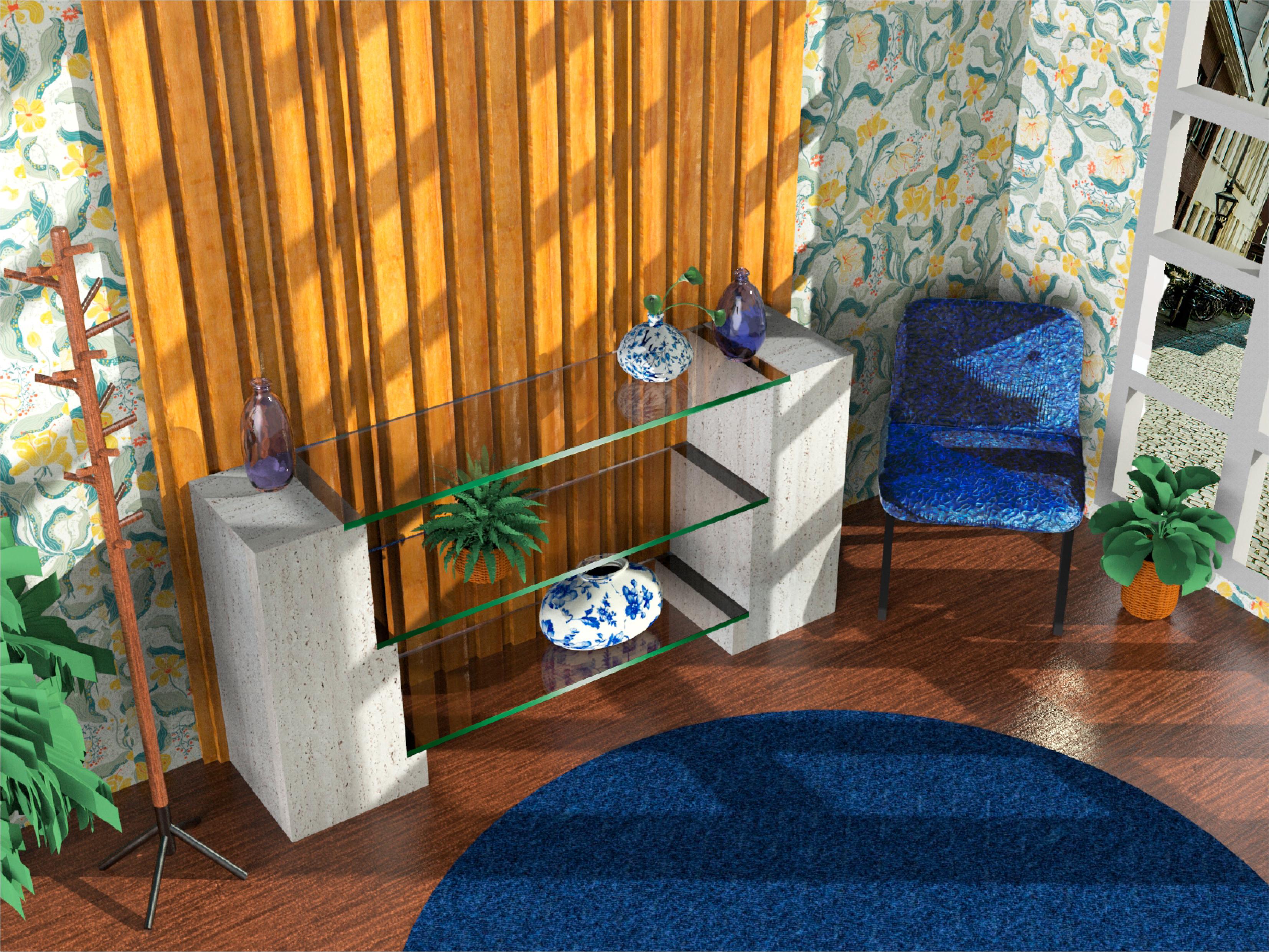 Escala Travertinmarmor Konsolentisch Contemporary Design Italienischer Marmor Spanien im Angebot 2
