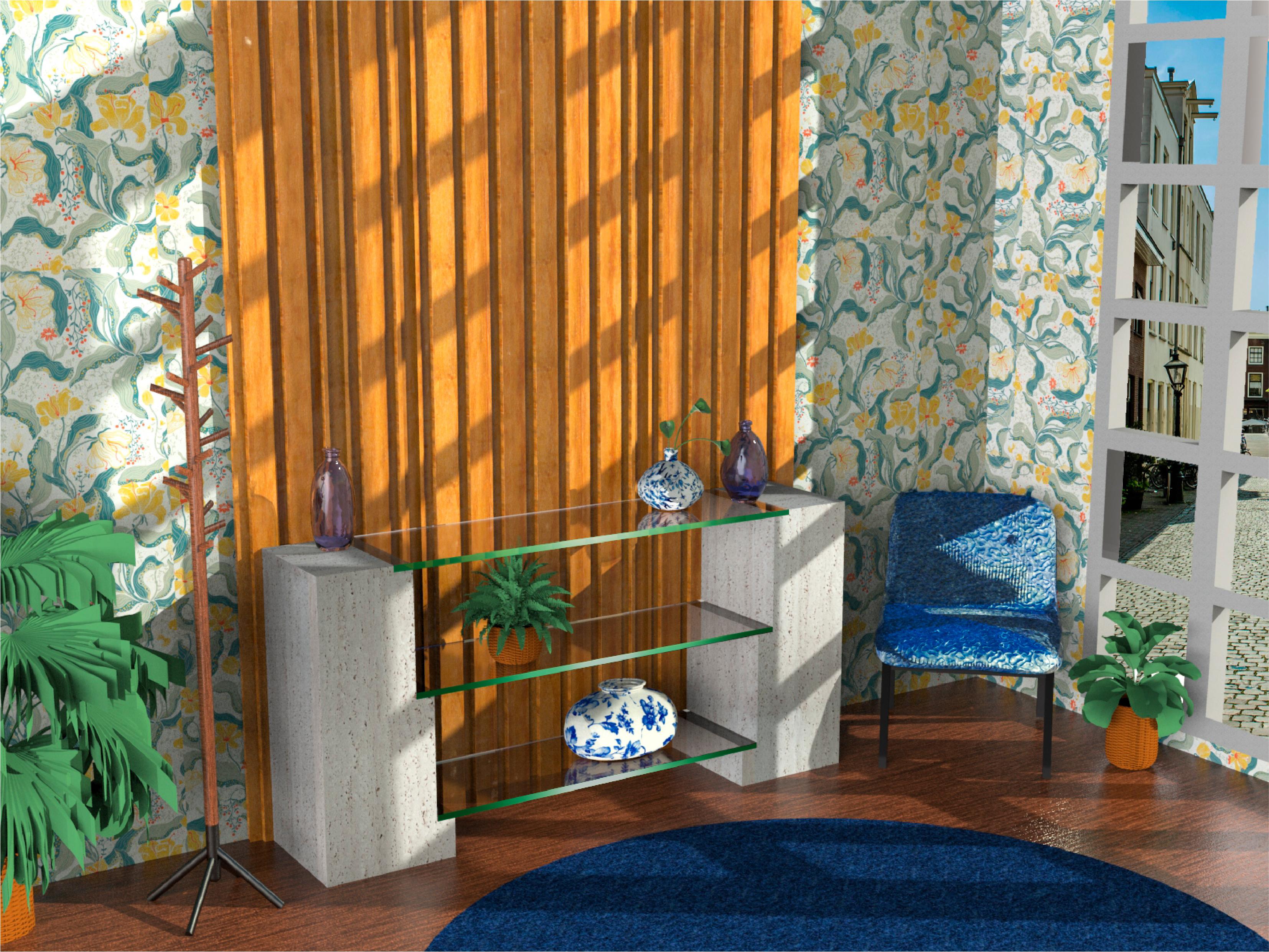 Escala Travertinmarmor Konsolentisch Contemporary Design Italienischer Marmor Spanien im Angebot 3