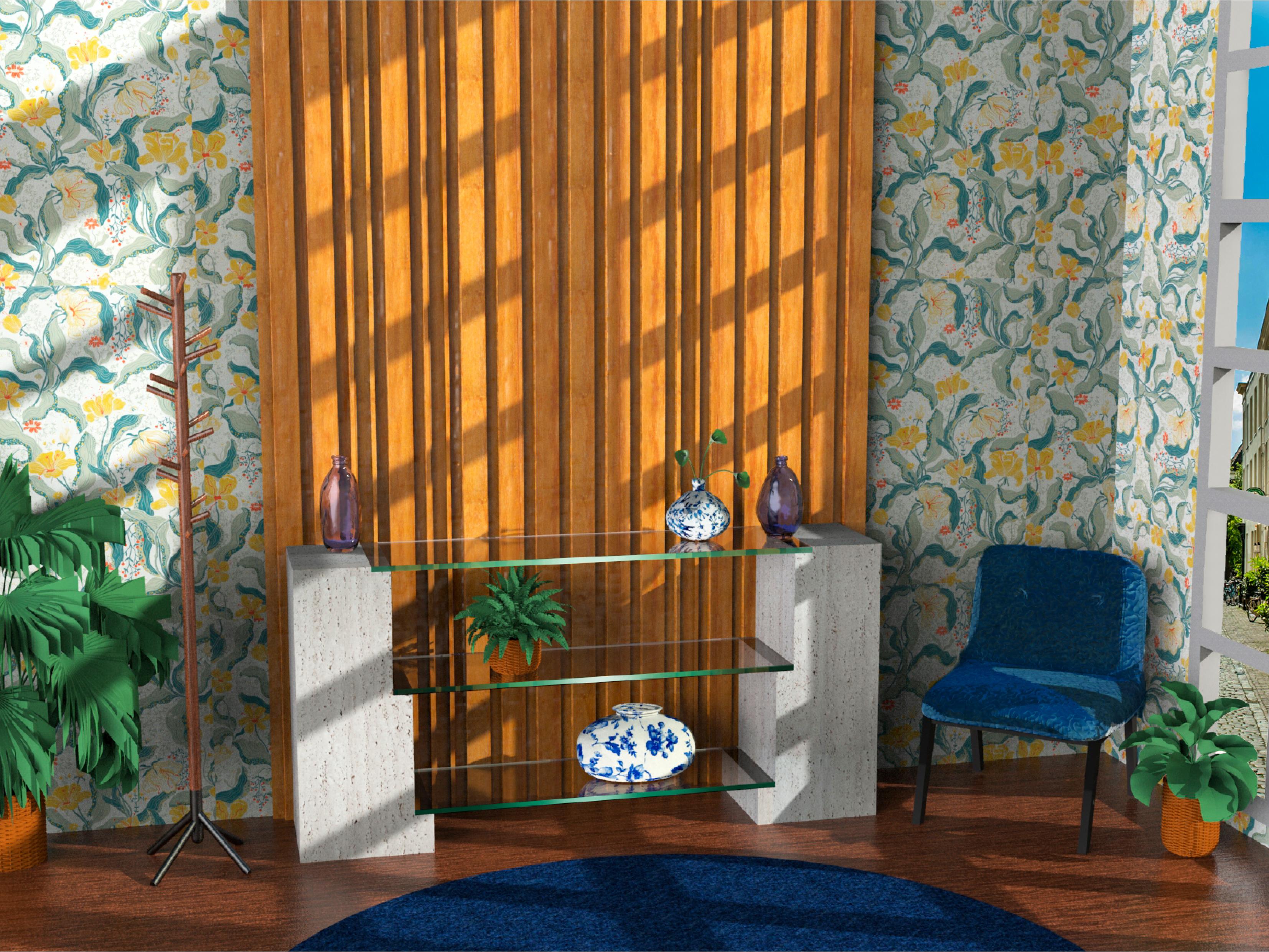 Escala Travertinmarmor Konsolentisch Contemporary Design Italienischer Marmor Spanien im Angebot 5