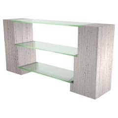 Escala Travertine Marble Console Table Contemporary Design Italian Marble Spain