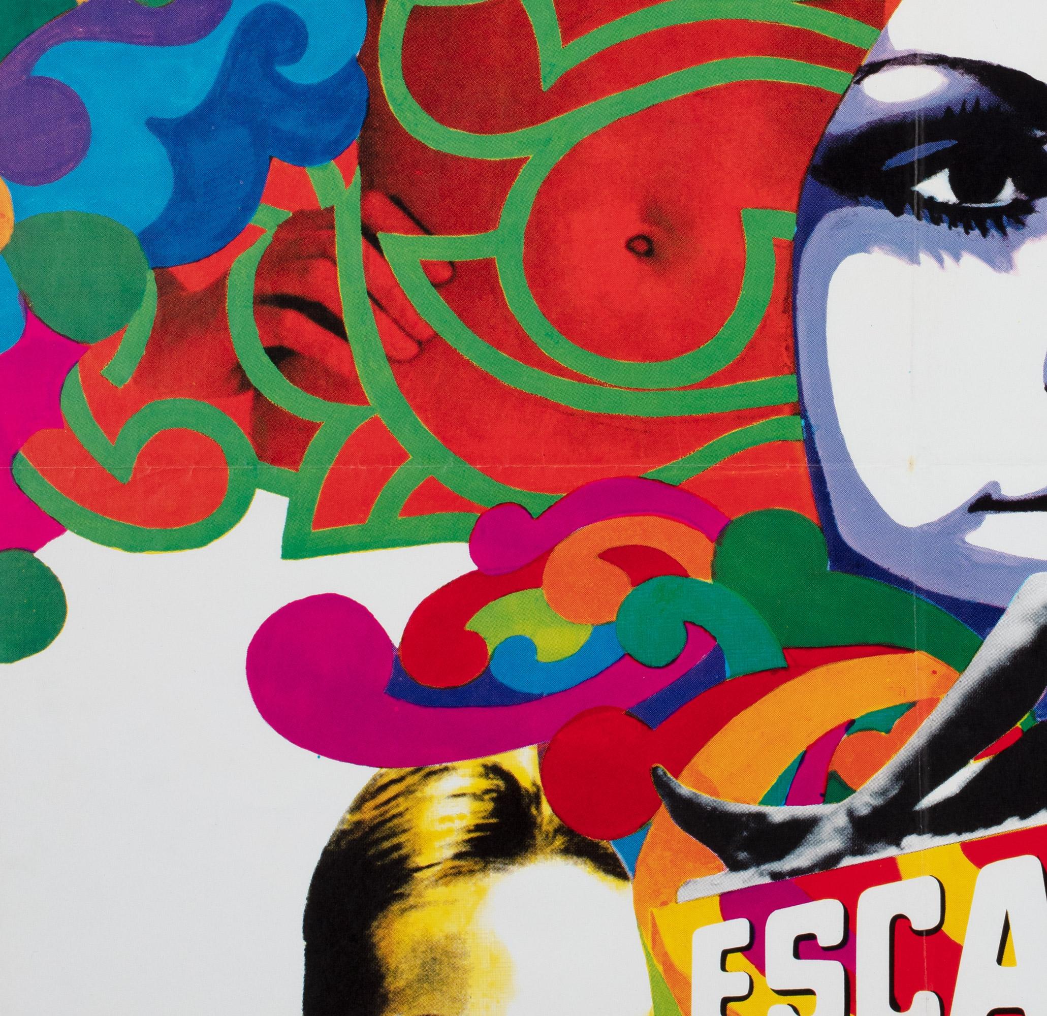 20ième siècle Affiche allemande du film « Escalation » (Évasion), 1968 en vente