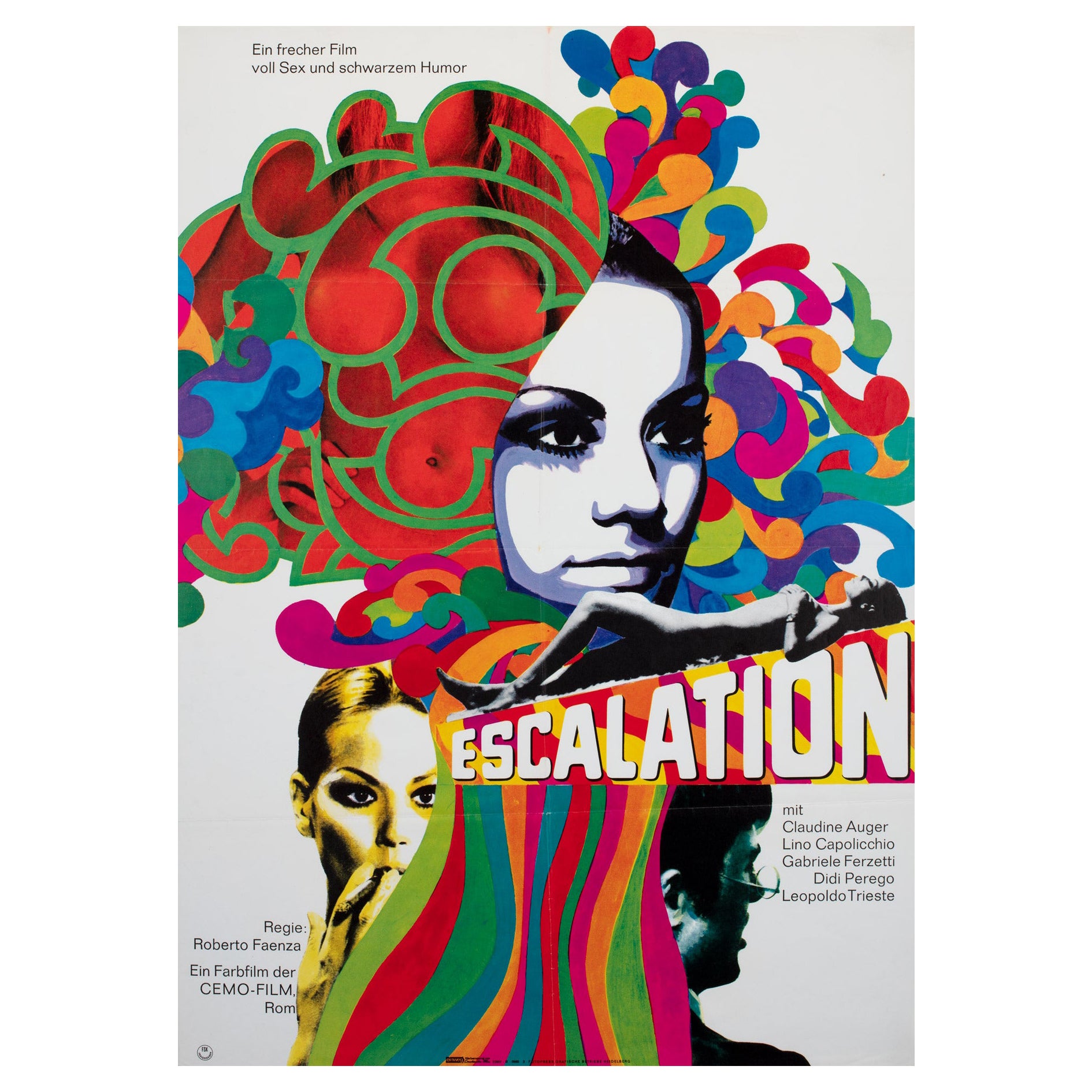 Escalation 1968 German Film Movie Poster