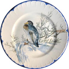 "Escalier De Cristal" Bracquemond design, set of 2 Dessert Plates, circa 1878