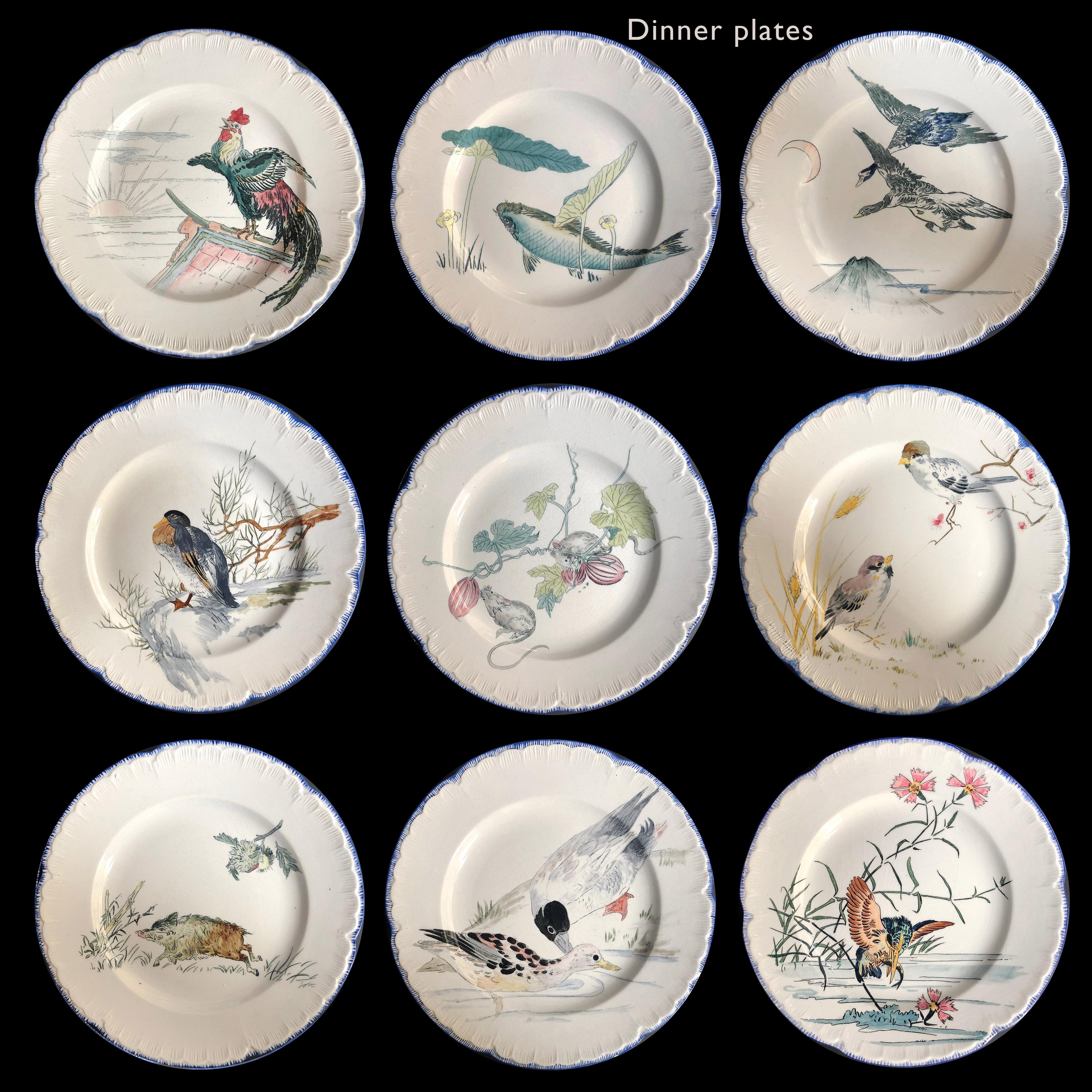 French Escalier De Cristal Remarkable and Rare Service of 68 Pieces, circa 1878