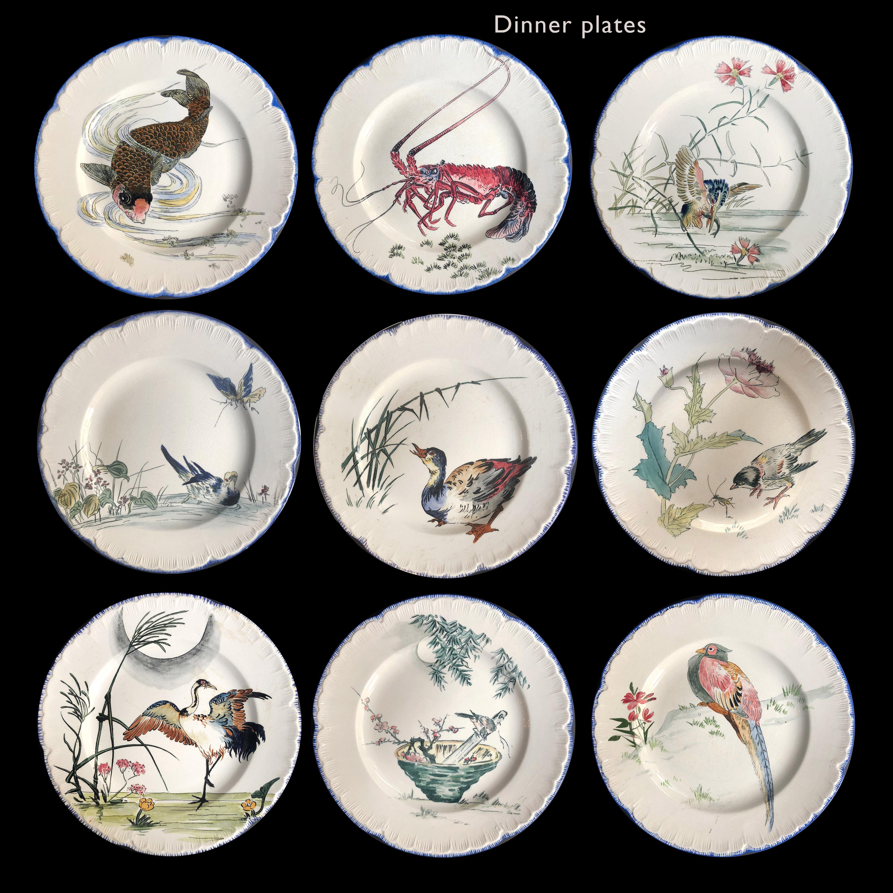 Escalier De Cristal Remarkable and Rare Service of 68 Pieces, circa 1878 In Fair Condition In Paris, FR