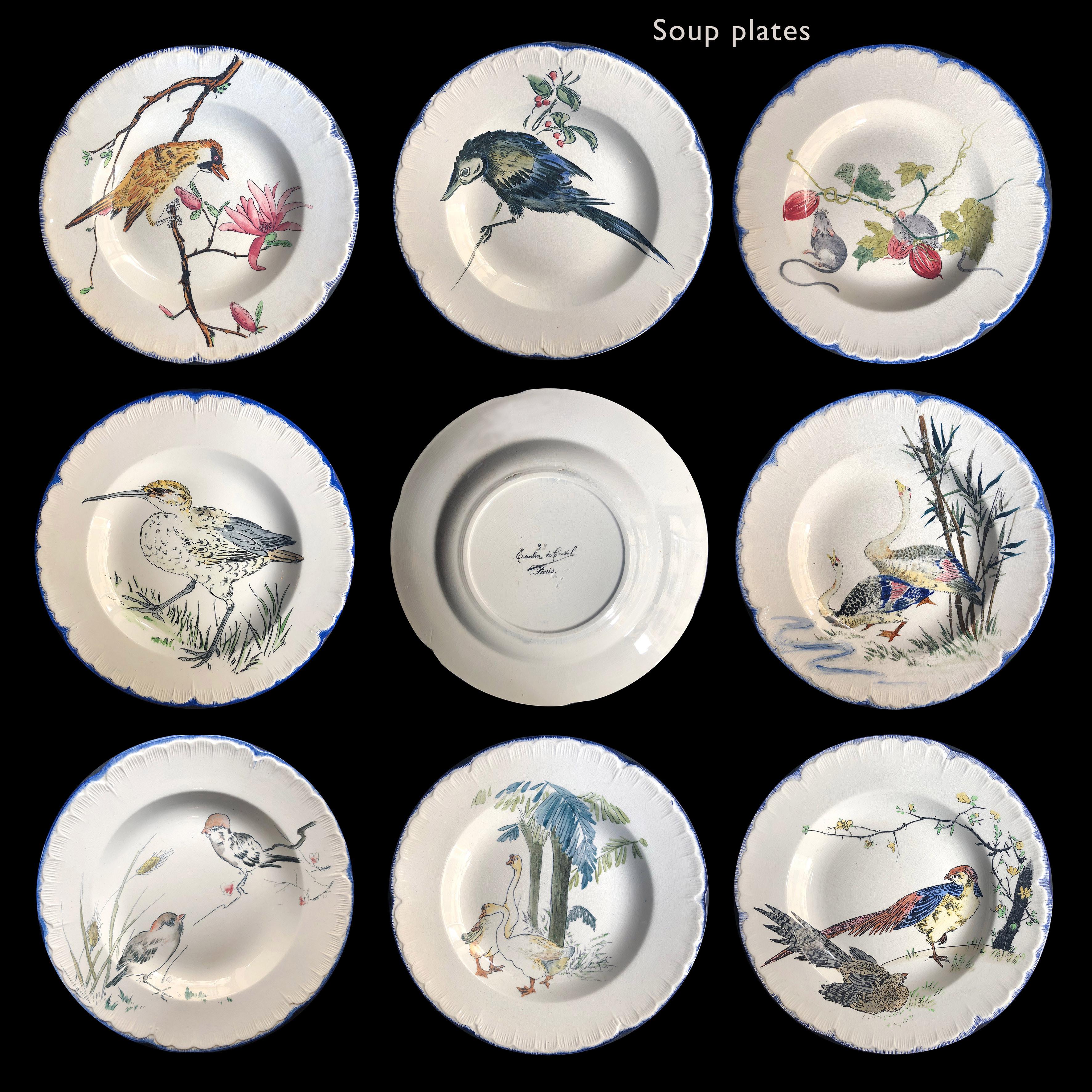 19th Century Escalier De Cristal Remarkable and Rare Service of 68 Pieces, circa 1878