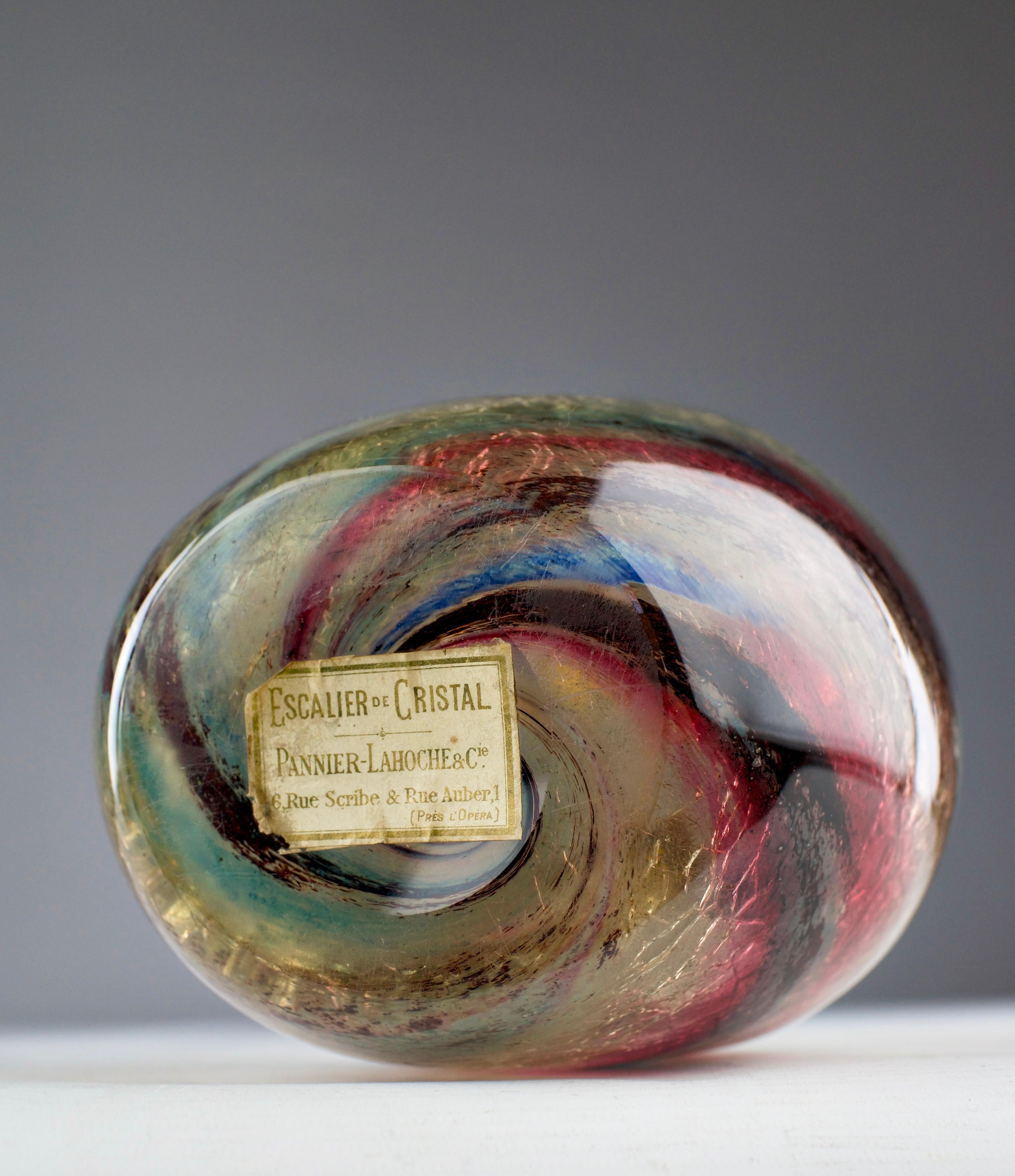 Escalier de Cristal x E. Leveille & E. Rousseau, Vaso di crisantemi per pot-pourri in vendita 7