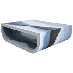 Escape Coffee Table ‘Vancouver’, Sand and Black Silica by Fernando Mastrangelo