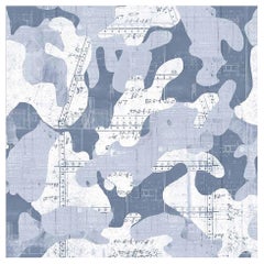 Escape, Dusk Color-Way, on Pearl Smooth Vinyl Wallpaper