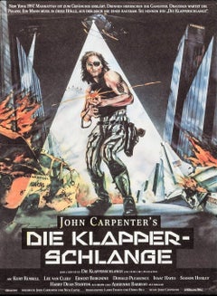 Escape From New York (German) Unframed Poster, 1981