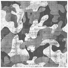 Escape, Moonlight Color-Way, on Pearl Smooth Vinyl Wallpaper