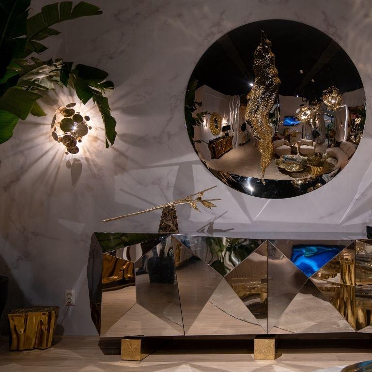 Contemporary Escape – Two-Piece Sculptural Centerpiece in Emperador Marble For Sale