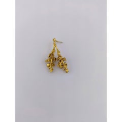 Escapo Earrings in 24K Gold-Plated Bronze by xMartaja