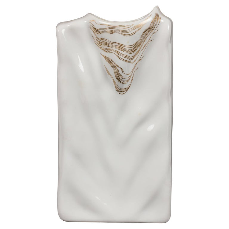 Eschenbach Bavarian German MidCentury Rectangular Vase For Sale at