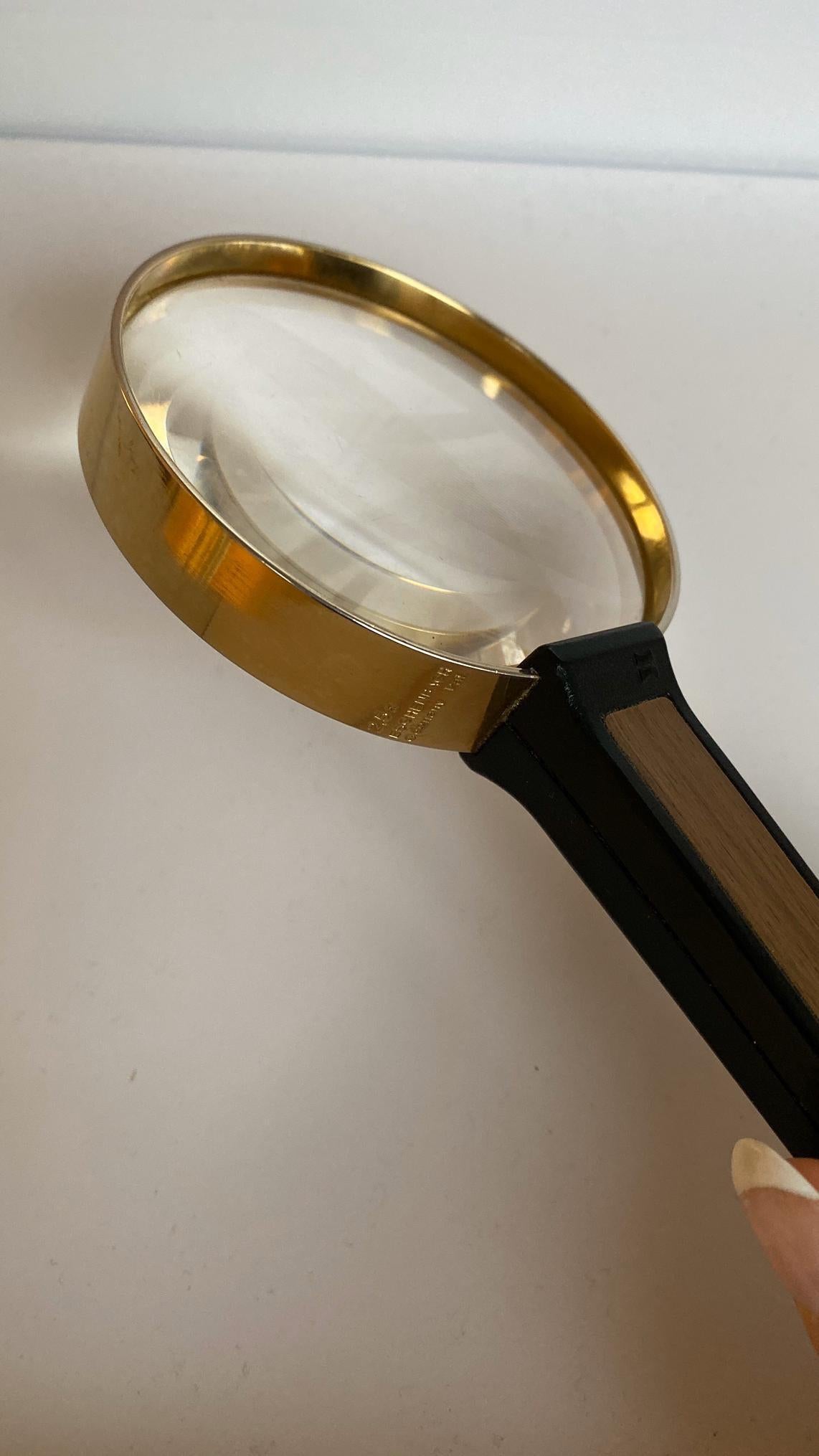Eschenbach Optic Very High Quality Gold Hand Magnifier Made in Germany  In Good Condition In Sofia, BG
