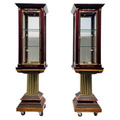 Exclusive Pair of Monumental Gianni Versace Display Cases from the 1980s
