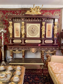 Grand monnayeur Maria Antonieta plaqué or, 20e siècle