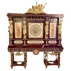 Grand monnayeur Maria Antonieta plaqué or, 20e siècle