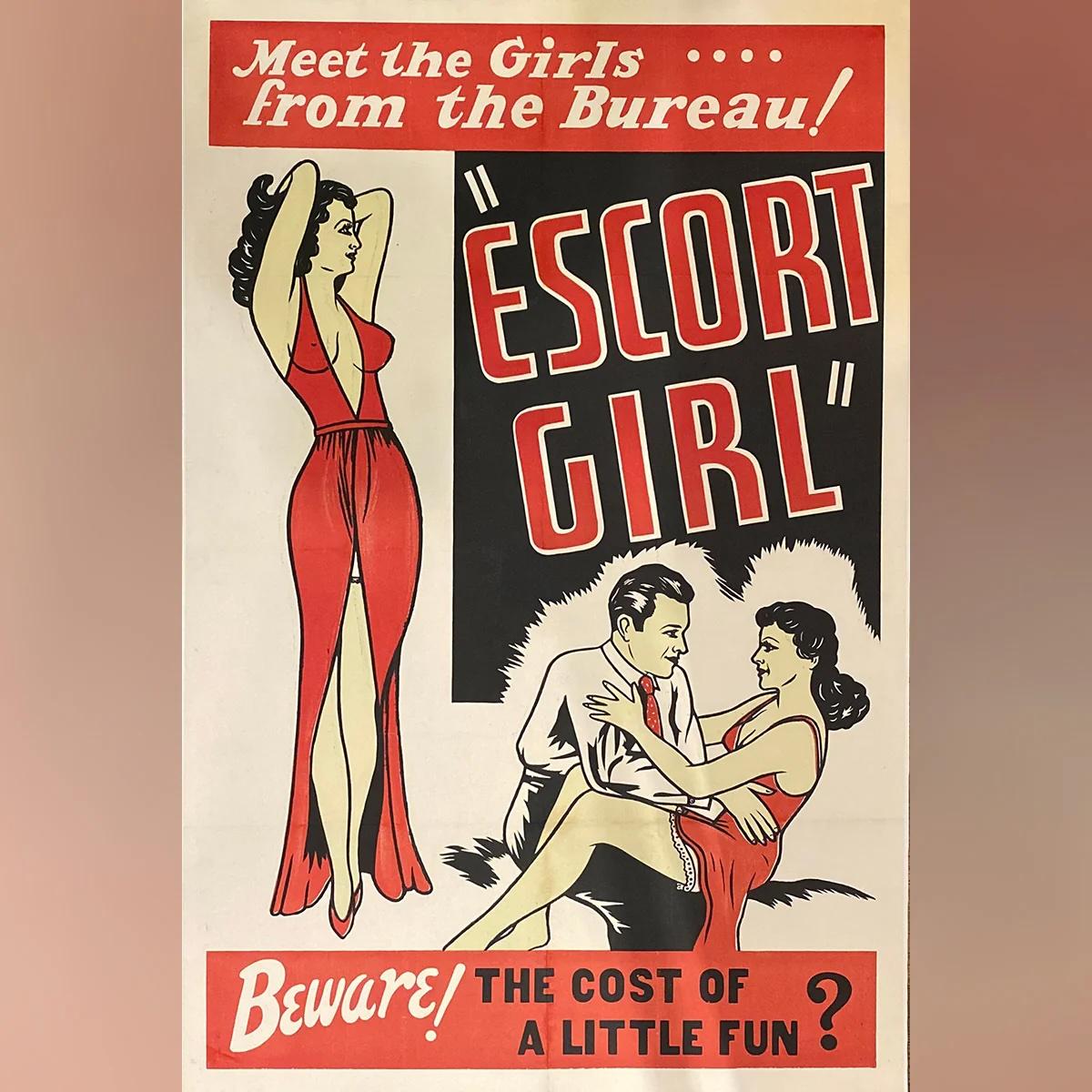 Chica de compañía (1941)
Original Una Hoja (27 X 41 Pulgadas)

Chica mala. Un par de propietarios de clubes nocturnos dirigen una cadena de agencias de acompañantes donde los hombres pagan por la 