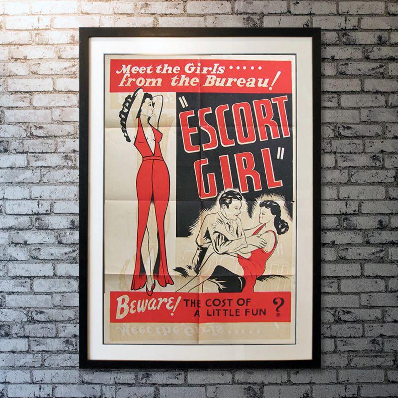 Escort Girl, Unframed Poster, 1941

Original One Sheet (27 x 41 inches). A pair of nightclub owners run a string of escort bureaus where men pay for the 