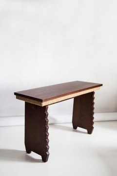 Escritorio Desk in Stained Ash Wood and Rope by Szymon Keller