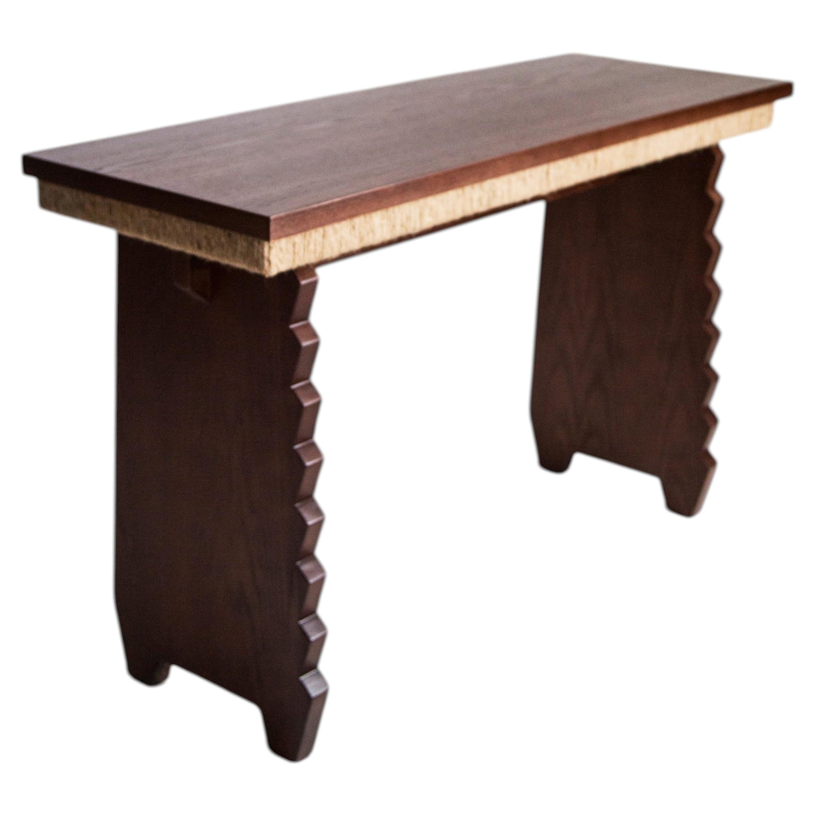 Escritorio Desk in Stained Ash Wood and Rope by Szymon Keller For Sale